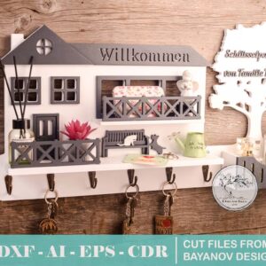 Porta llaves Casa con Balcón ETSY