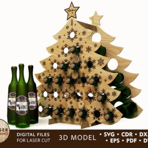 Calendario de Navidad Porta Vinos