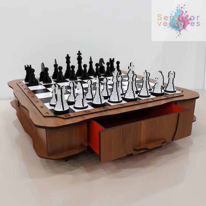 Juego de Ajedrez - ETSY - Imagen 3