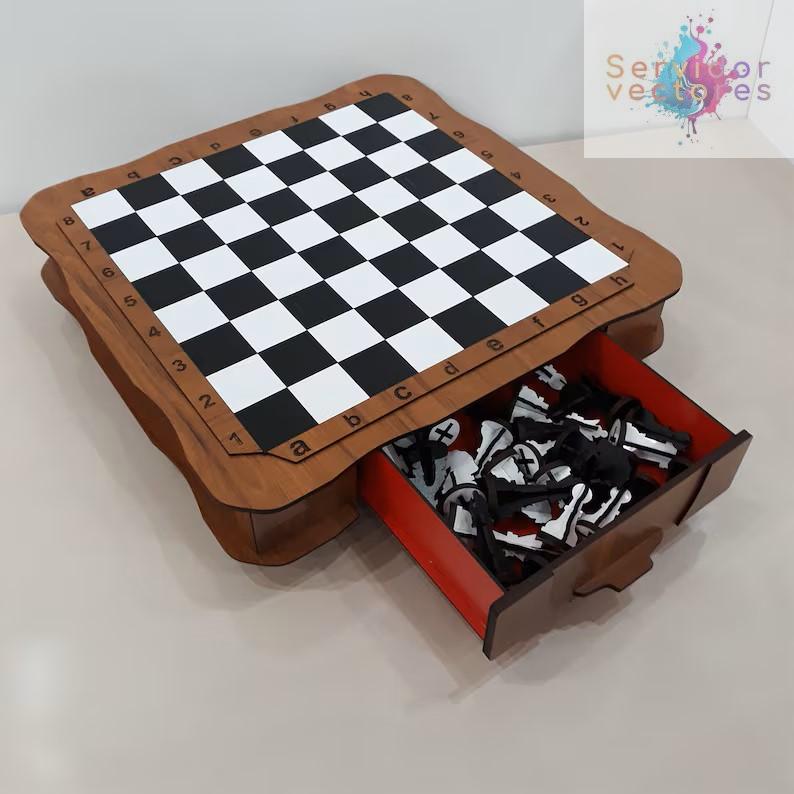 Juego de Ajedrez - ETSY - Imagen 6