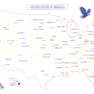 USA map 1 Layer