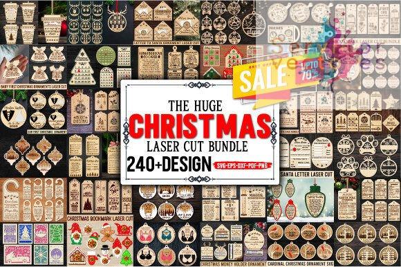 The Huge Christmas Laser Cut Bundle - 240 Diseños