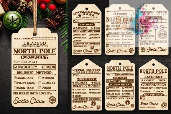 The Huge Christmas Laser Cut Bundle - 240 Diseños - Imagen 13