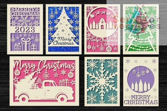 The Huge Christmas Laser Cut Bundle - 240 Diseños - Imagen 14