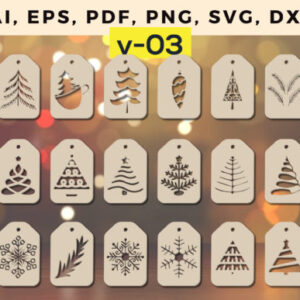 Set de Etiquetas Navideñas