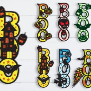 Paquete de Diseño BOOOO de Halloween