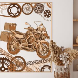 Moto BMW multicapa