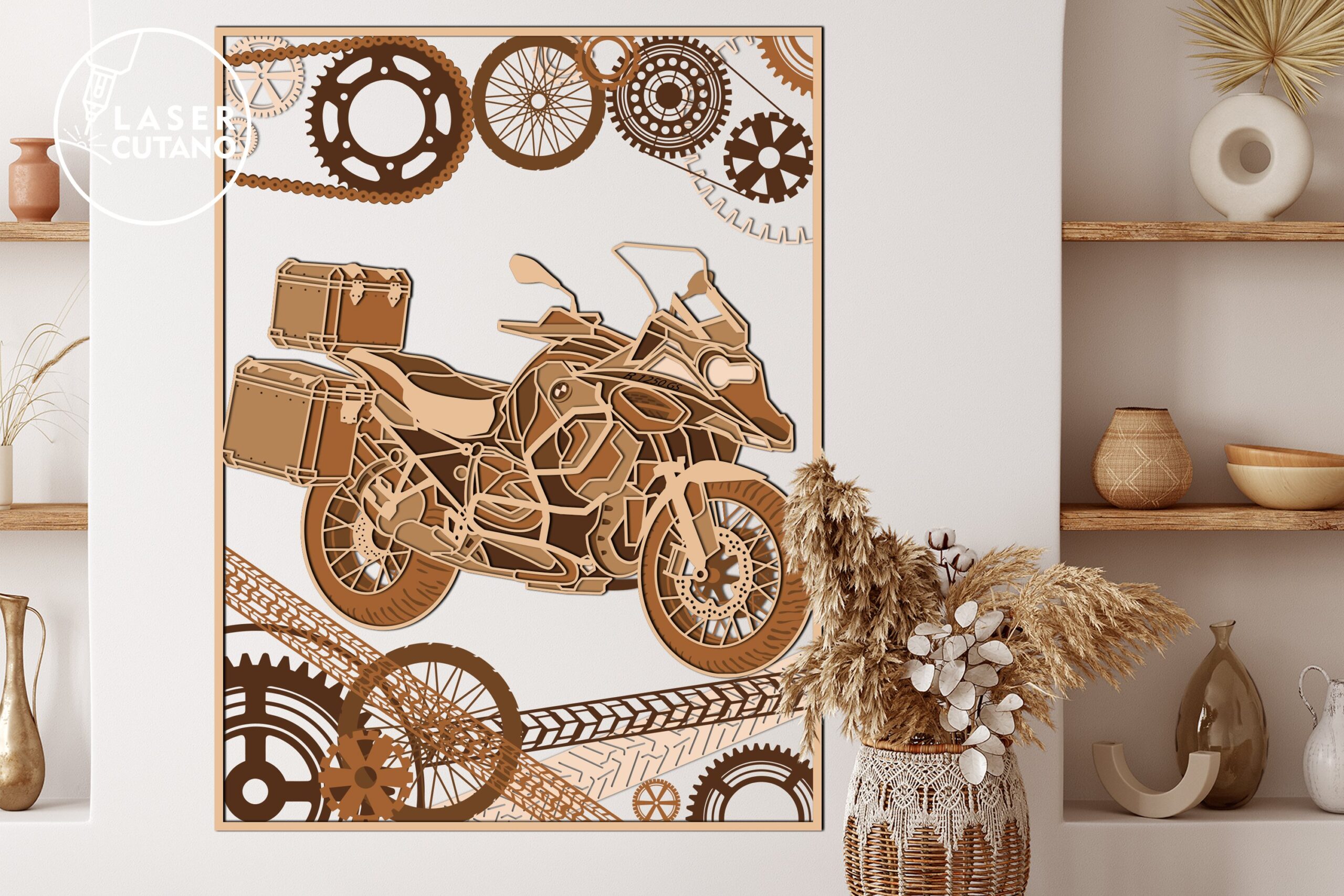 Moto BMW multicapa