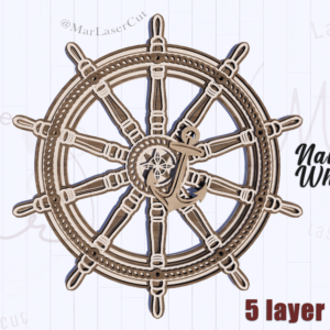 Nautical Wheel 5 Layers