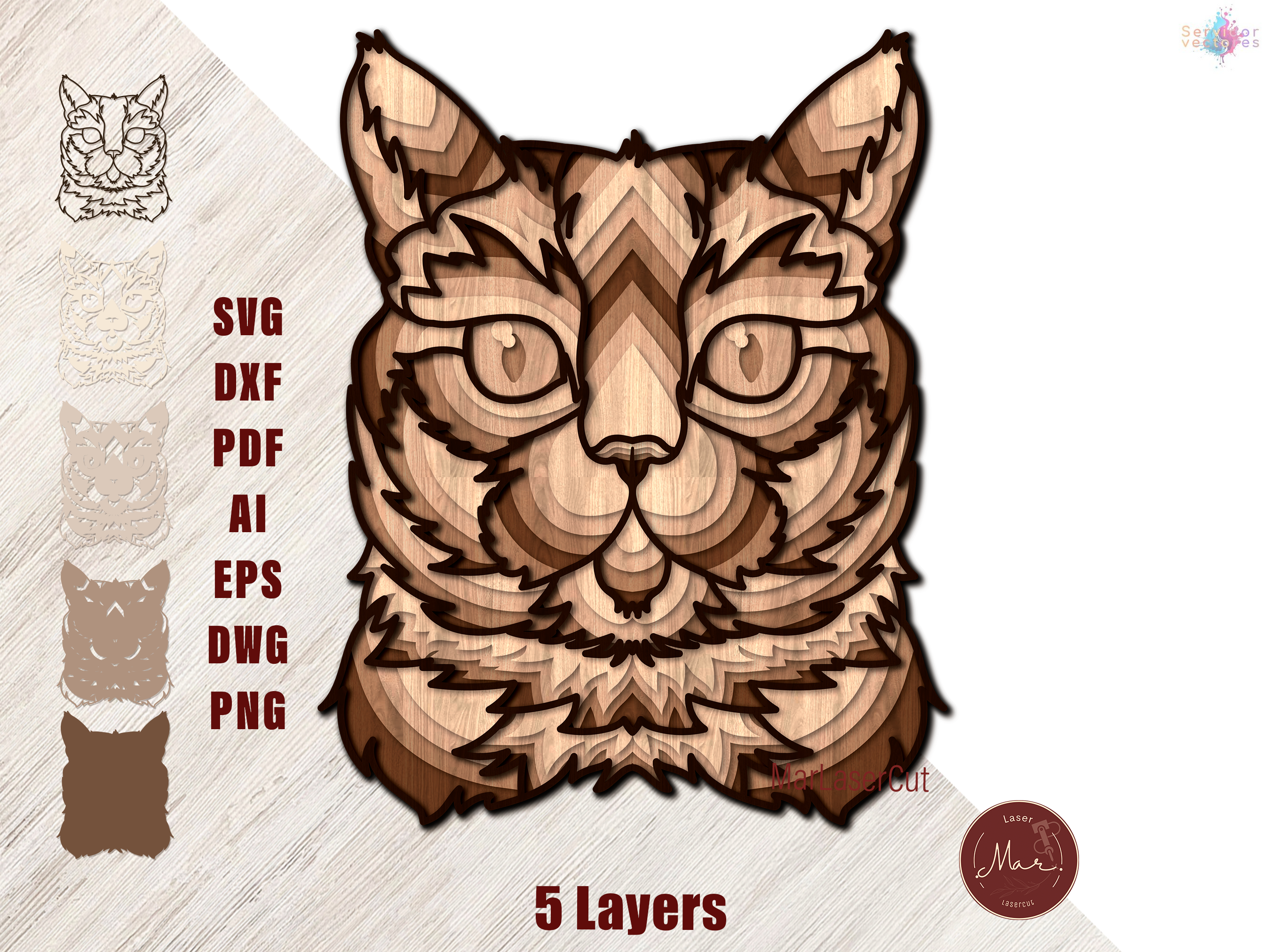 Symmetric Cat 5 Layers