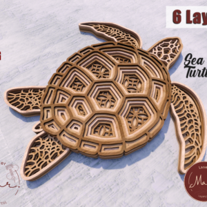 Sea Turtle from top 6 Layers