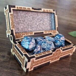 Mini caja de dados. 7 dados - ETSY