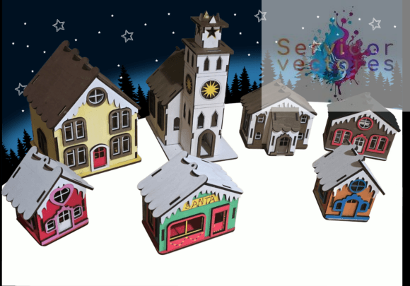 Pack de Casas y Villas NAVIDAD