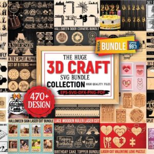 3D Crafts Mega Bundle