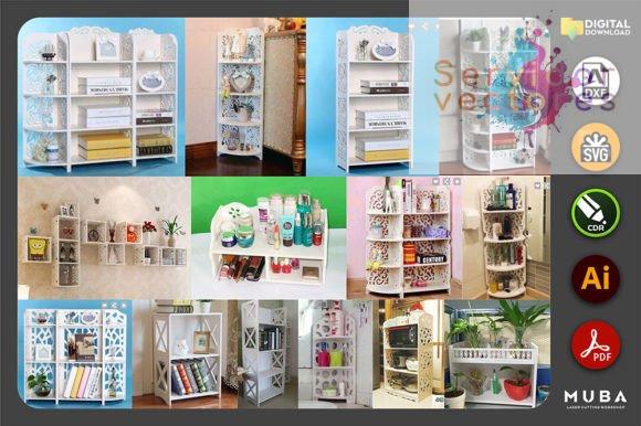 Bundle de 50 Archivos de Racks y Repisas