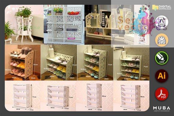 Bundle de 50 Archivos de Racks y Repisas - Imagen 3