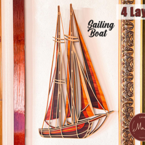 Sailing Boat 4 Layers