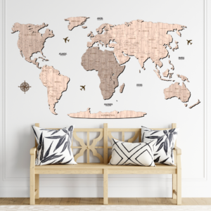 World Map Single Layer
