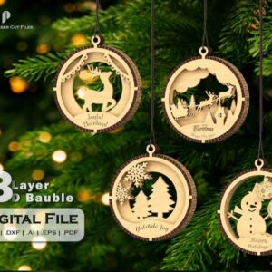 Bolas Multicapa de Navidad - ETSY
