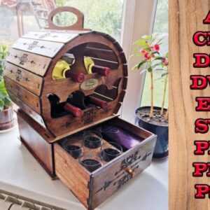 Barril Porta Botellas de Vino – Estilo Rústico y Elegante - ETSY - ETSY - 6MM