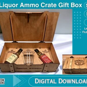 Caja para Guardar Licor - Estilo Caja de Municiones - ETSY