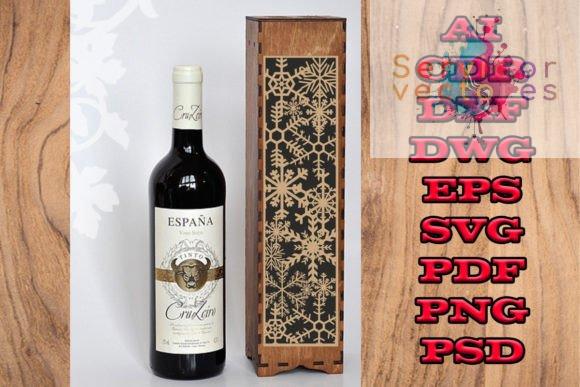 Caja para Botella de Vino – Motivo Navidad - ETSY - ETSY
