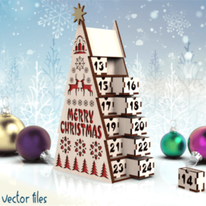 Calendario de Adviento – Motivo Navideño