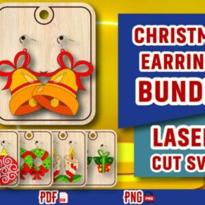 Bundle de Caravanas Navideñas - Aretes