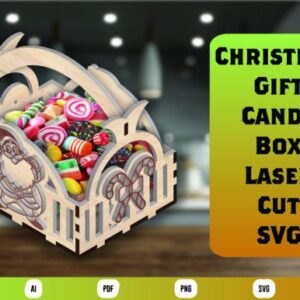 Canasta Navideña para Dulces – Diseño Exclusivo