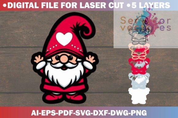 Gnomo Navideño – Diseño Exclusivo en Paper Cut