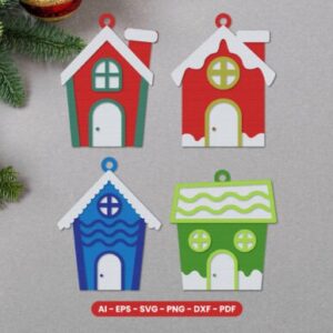 Decoración de Casitas Navideñas