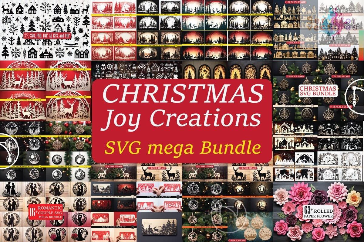 Christmas Joy Creations SVG Mega Bundle