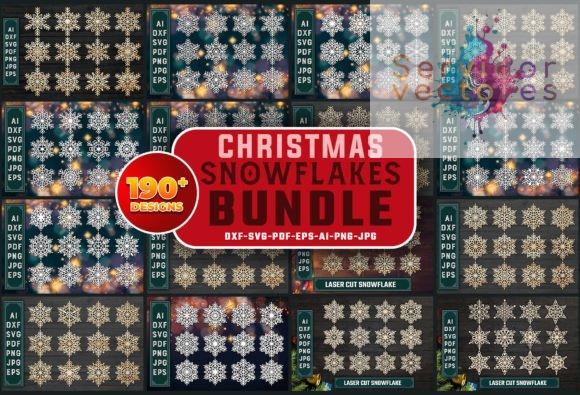Christmas Ornaments Snowflake Bundles