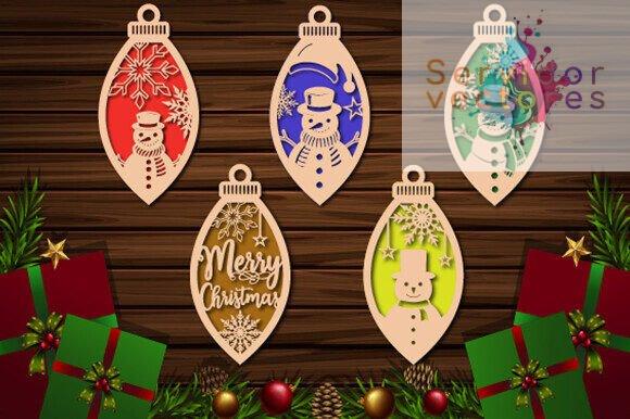 Adornos Colgantes Navideños para Árbol