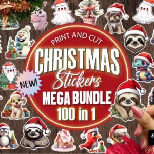 Christmas Stickers Mega Bundle 100 in 1