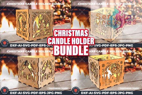 Christmas SVG Laser Cut Holder Bundles