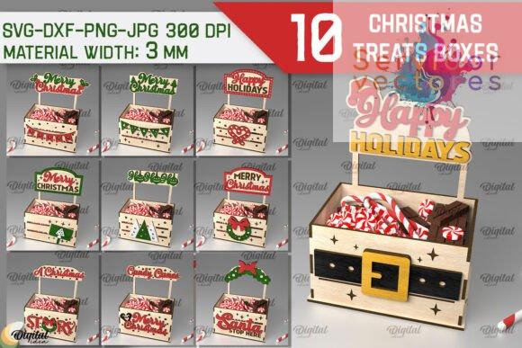 Bundle de Cajas de Regalos Navideñas