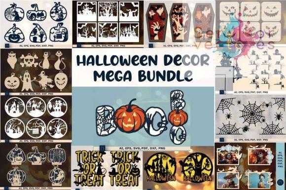 Halloween Decor MEGA BUNDLE – ¡Todo lo que Necesitas para una Fiesta Espeluznante!