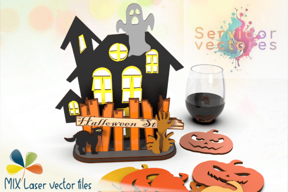 Casa Halloween – Diseño Exclusivo para Corte Láser