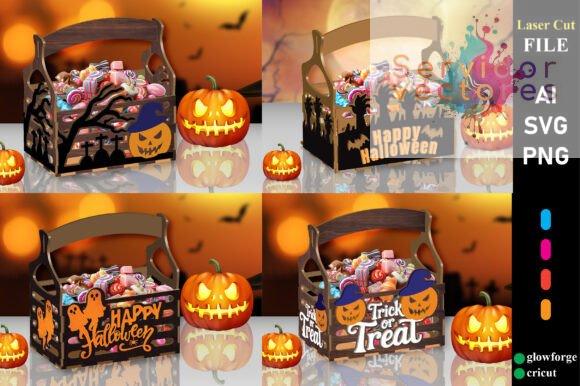 Caja de Dulces – 4 Diseños Exclusivos de Halloween
