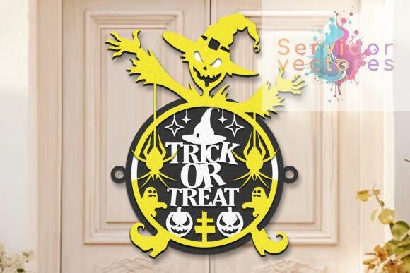 Adorno para Puerta Halloween – Bienvenida Espeluznante