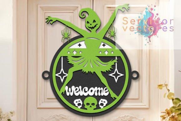 Adorno para Puerta Halloween – Decoración Terrorífica