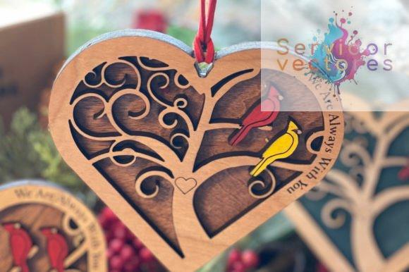 Adorno Colgante Memorial – Homenaje Elegante y Personalizado