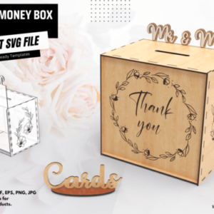 Caja de Dinero Elegante para Bodas