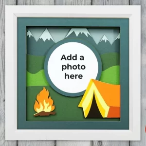 Cuadro Multicapa para Foto – Motivo Camping