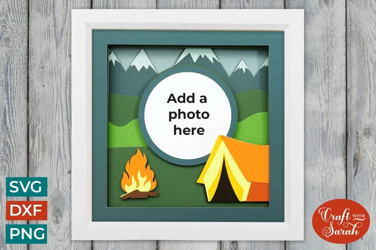 Cuadro Multicapa para Foto – Motivo Camping