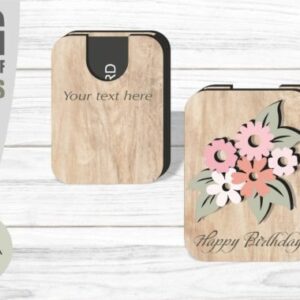 Tarjetero de Motivo Flores – Diseño Exclusivo