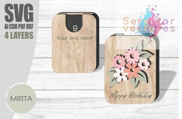 Tarjetero de Motivo Flores – Diseño Exclusivo