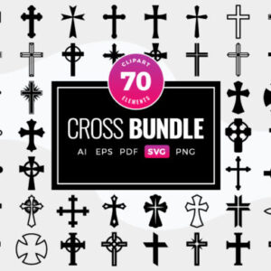 Bundle de 70 Imágenes de Cruces