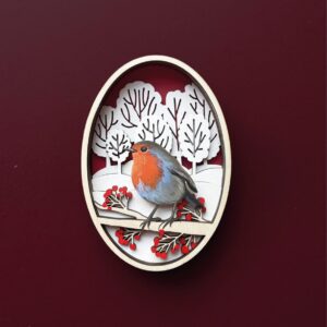 Cuadro de Pájaro Multicapa - ETSY
